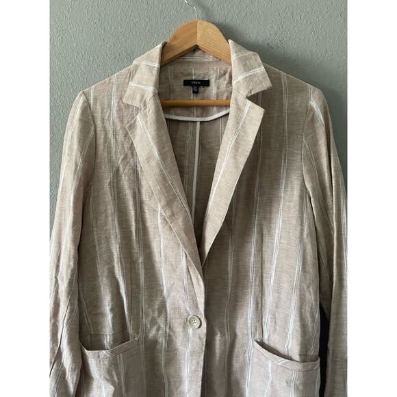 Drew Striped Linen Jacket‎ - Picture 3 of 7